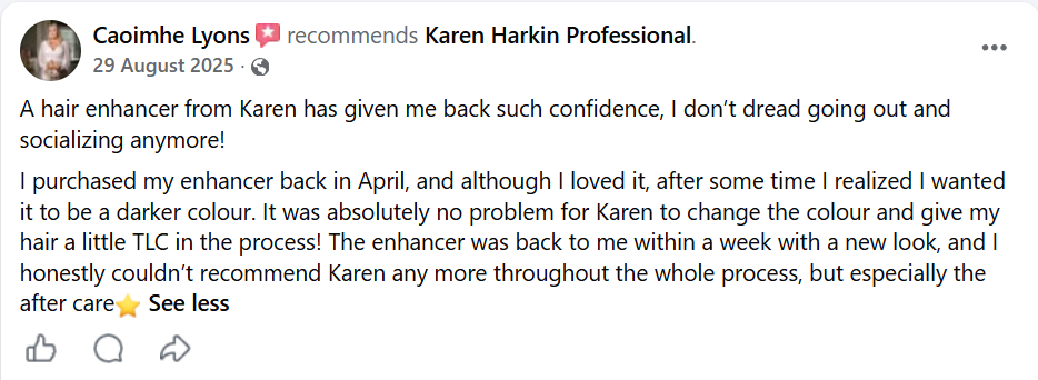 karen harkin hair review